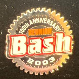 Harley-Davidson 100th Anniversary Reunion Bash 2003 Pin Leather Vest Motorcycle